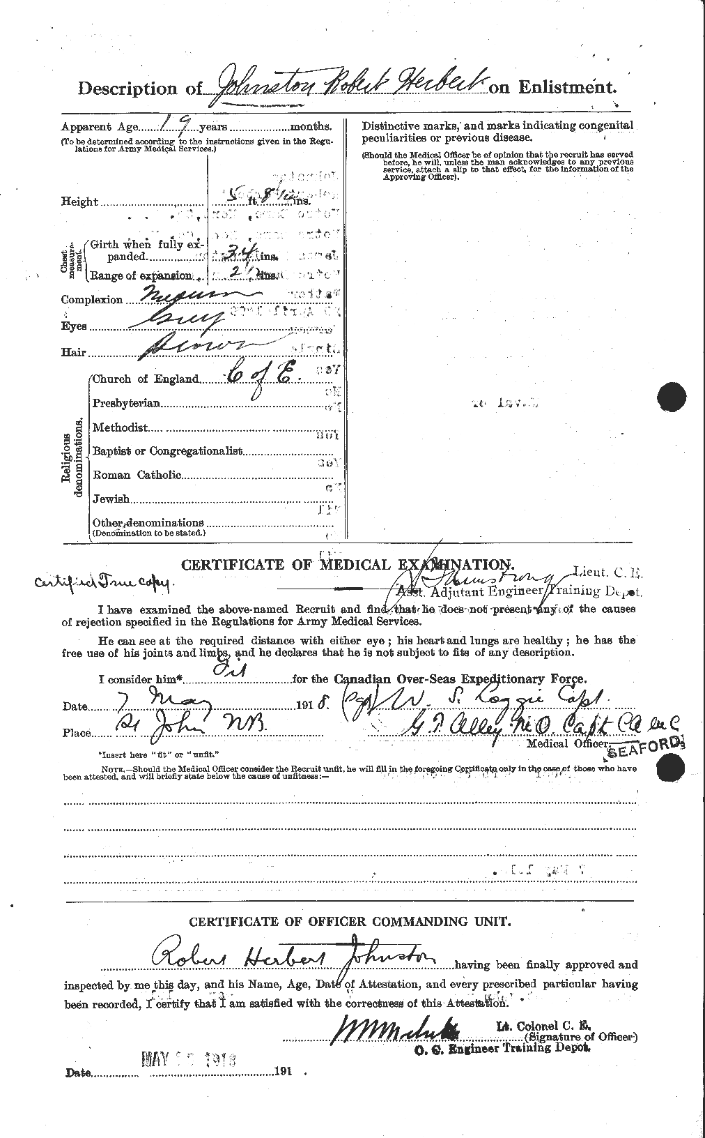 Personnel Records of the First World War - CEF 427022b