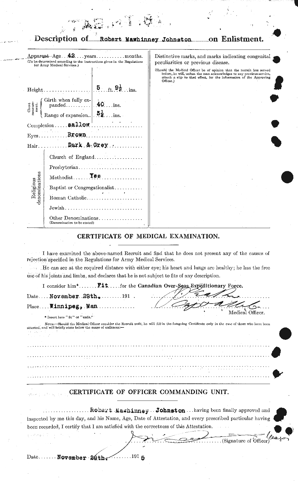 Personnel Records of the First World War - CEF 427033b