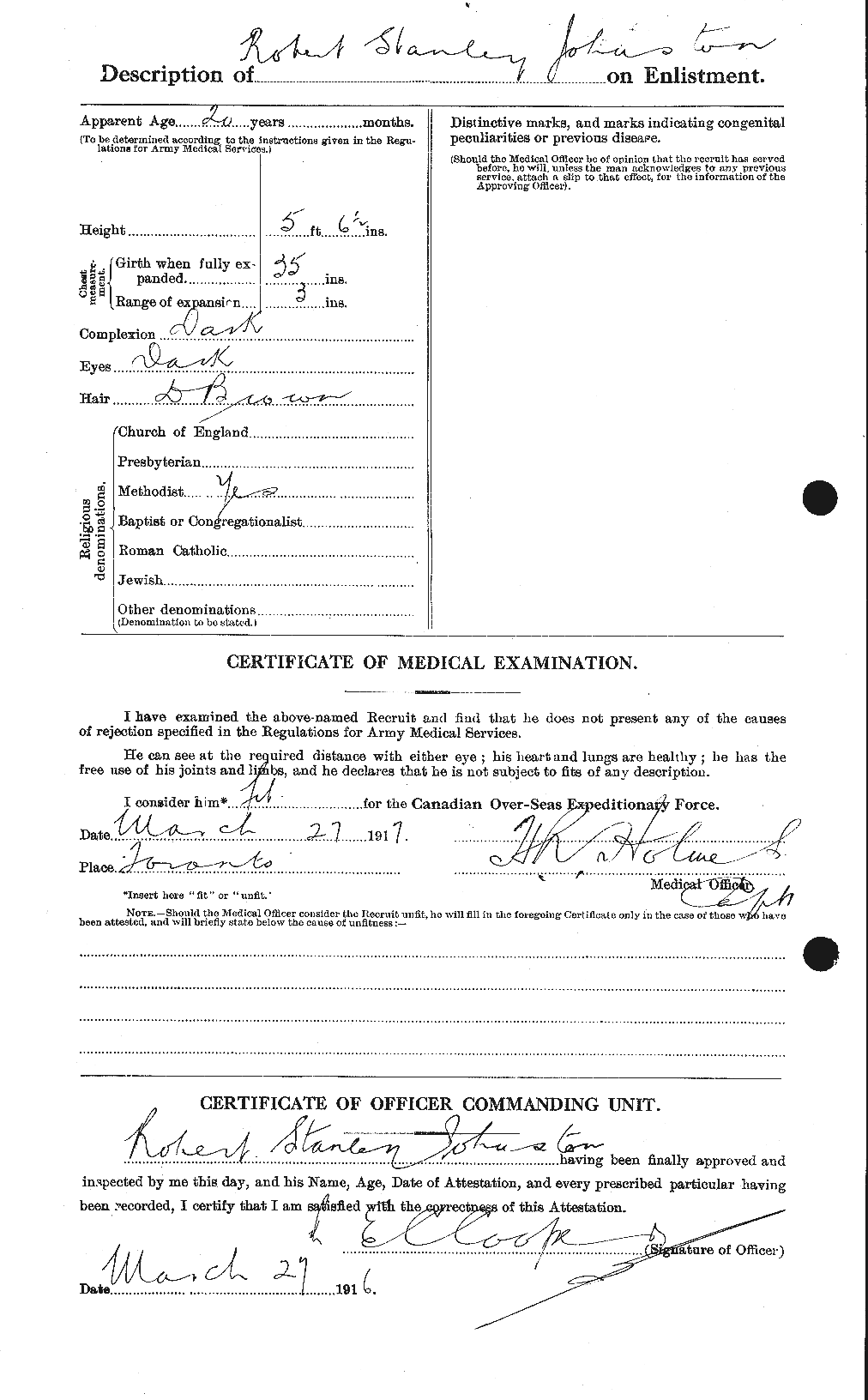 Personnel Records of the First World War - CEF 427038b