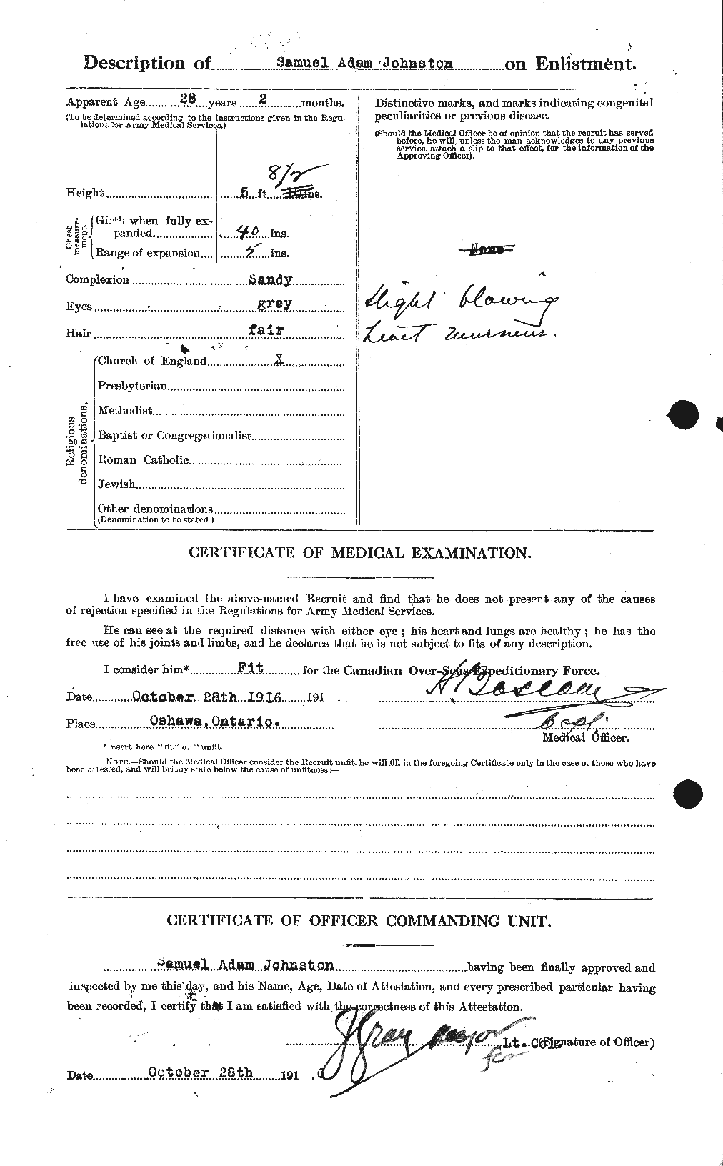 Personnel Records of the First World War - CEF 427084b