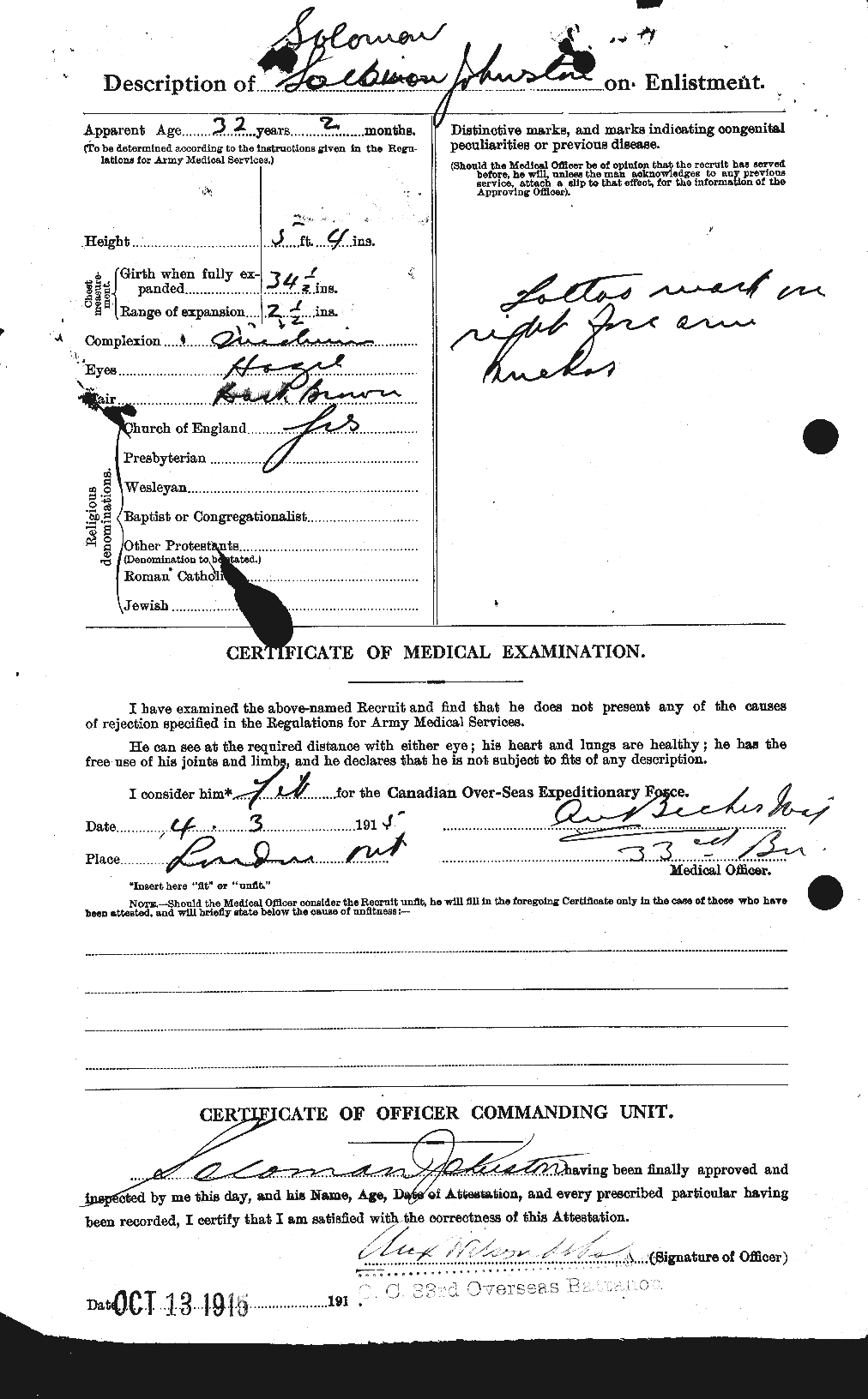 Personnel Records of the First World War - CEF 427097b