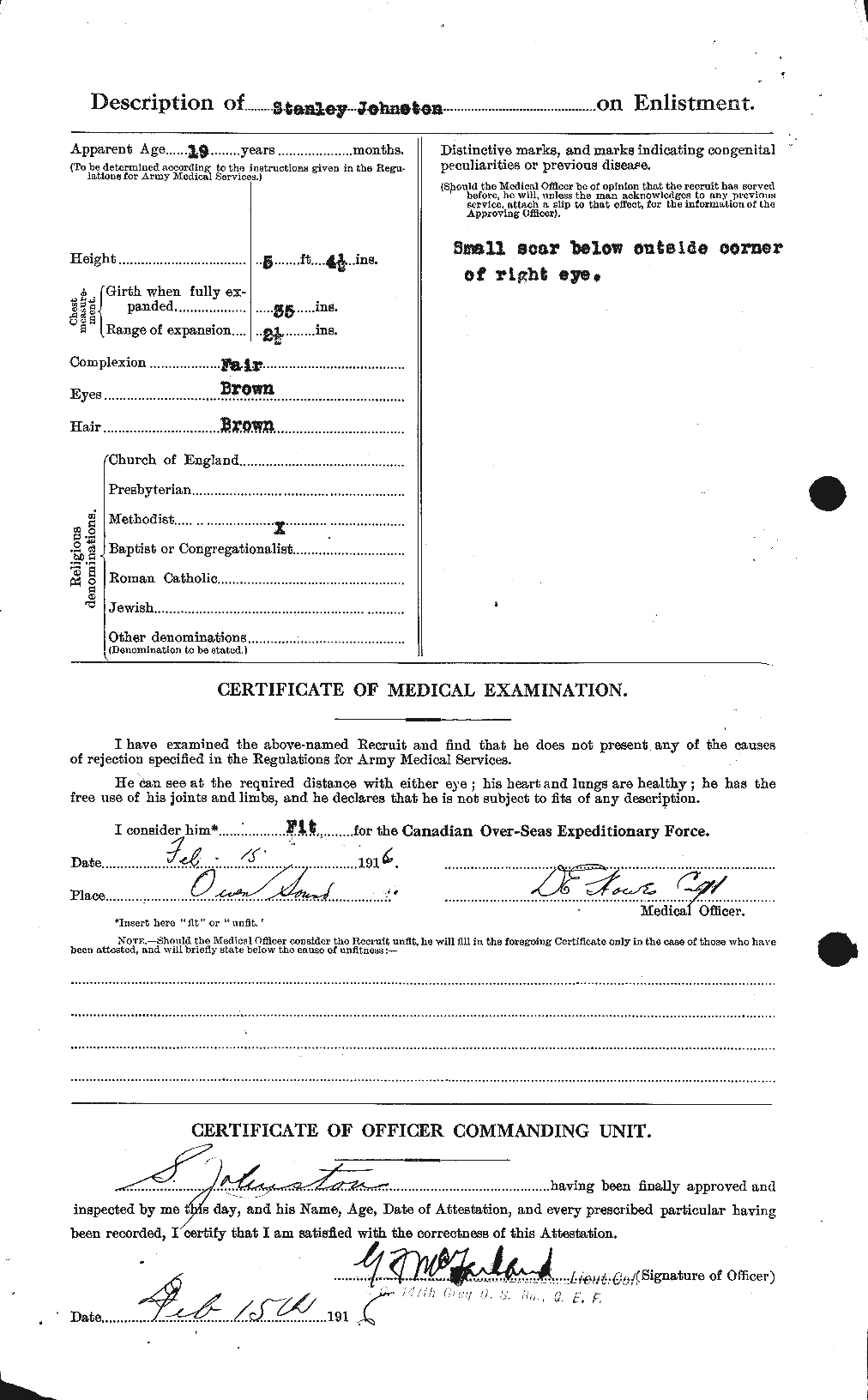Personnel Records of the First World War - CEF 427099b