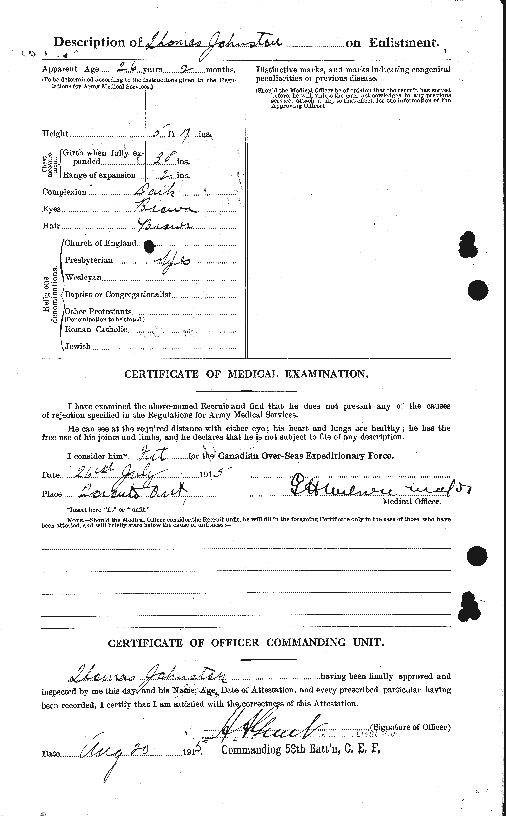 Personnel Records of the First World War - CEF 427129b