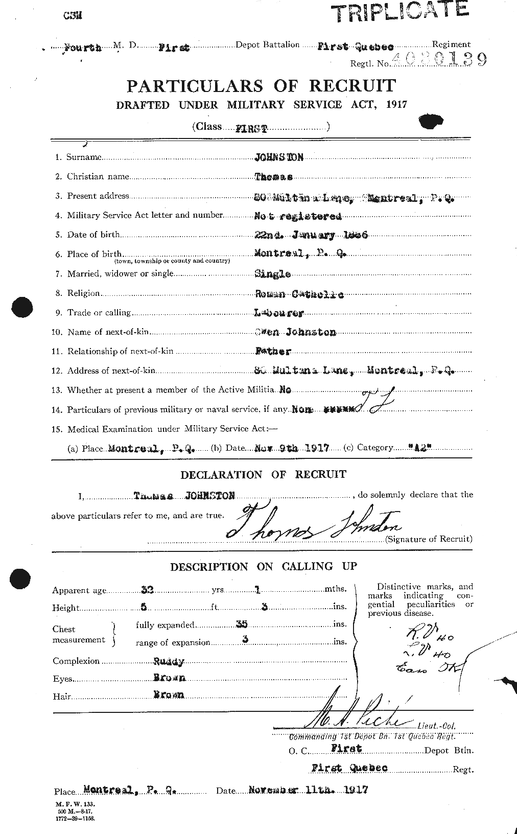 Personnel Records of the First World War - CEF 427145a