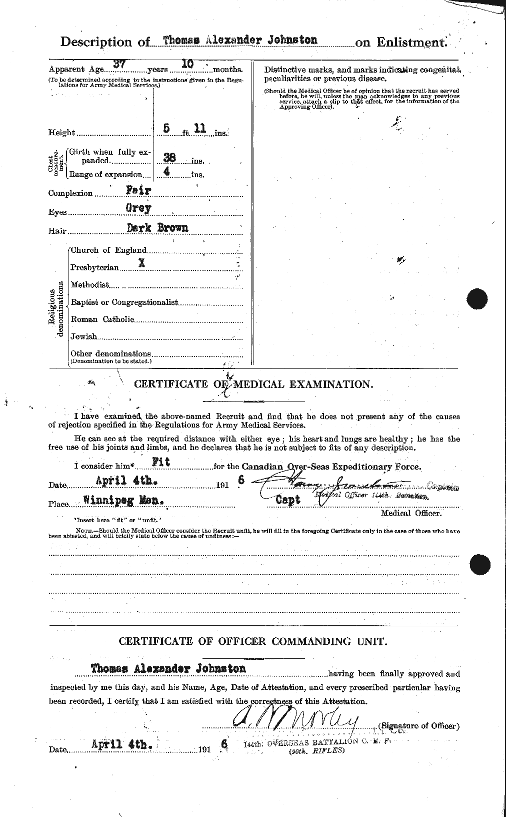 Personnel Records of the First World War - CEF 427149b