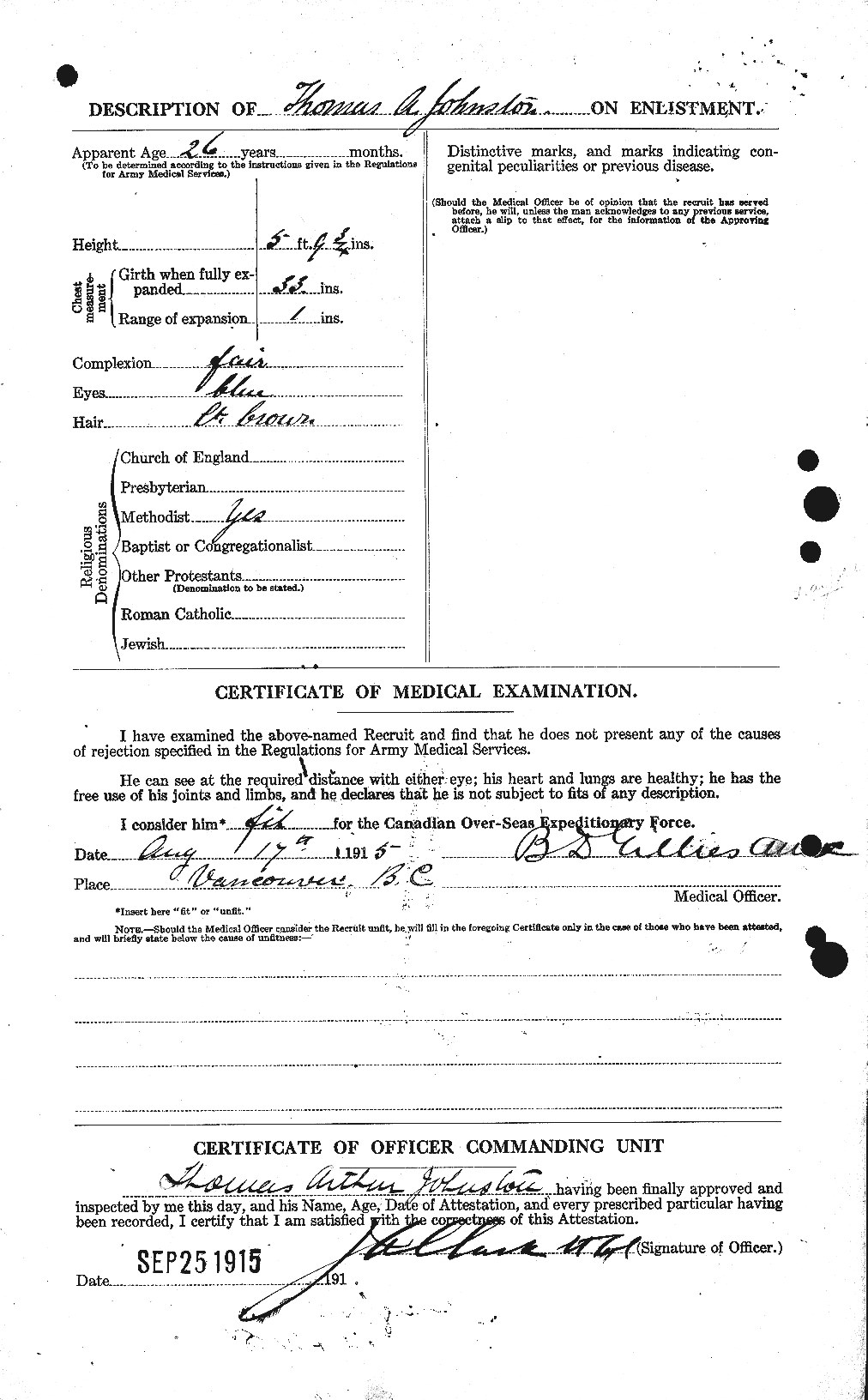Personnel Records of the First World War - CEF 427155b