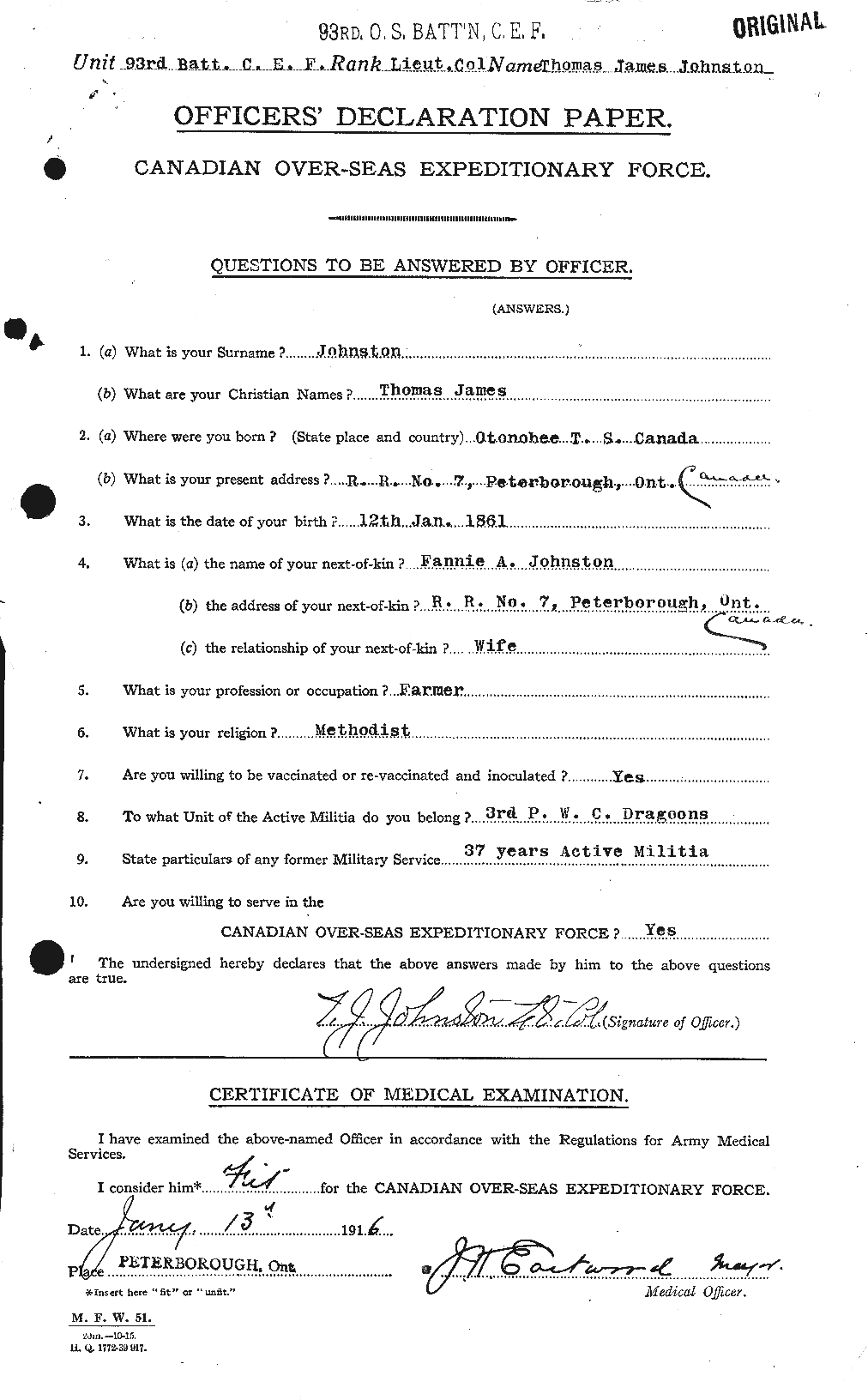 Personnel Records of the First World War - CEF 427169a