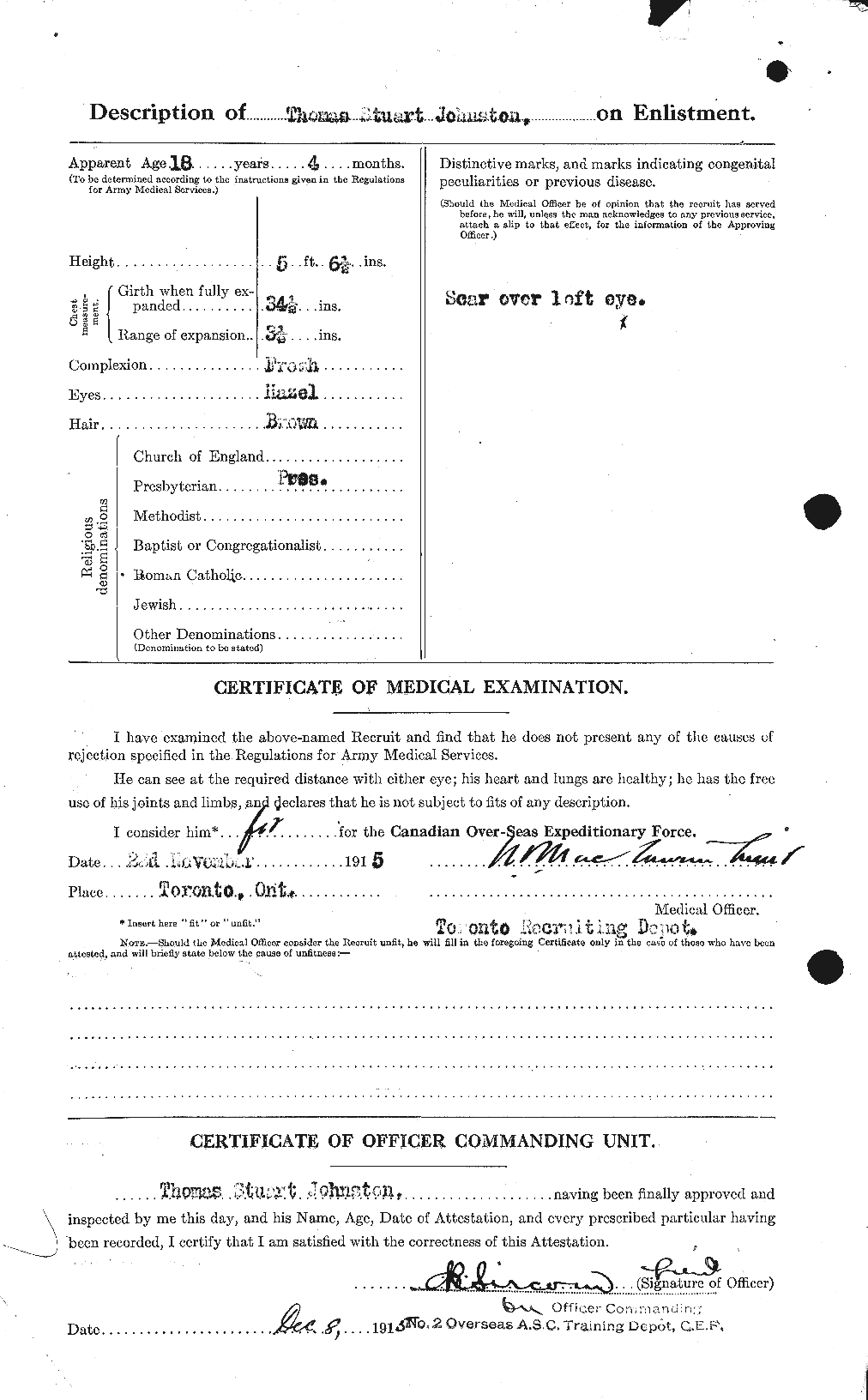Personnel Records of the First World War - CEF 427176b