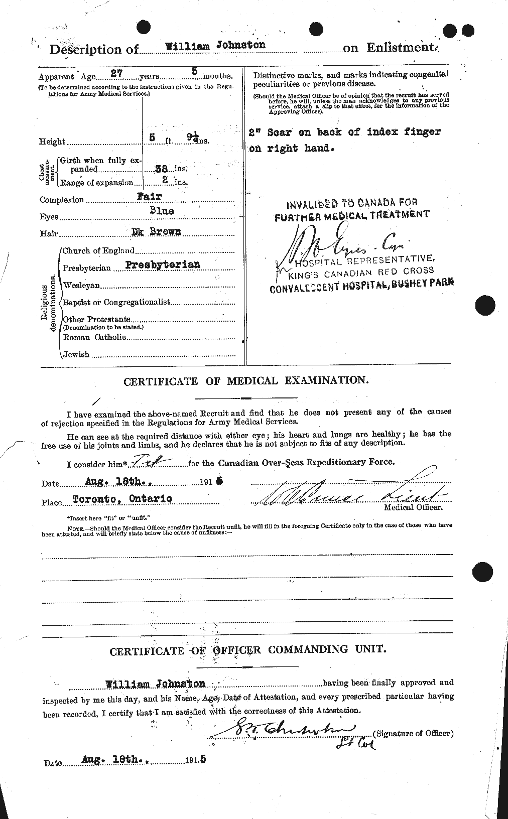 Personnel Records of the First World War - CEF 427257b