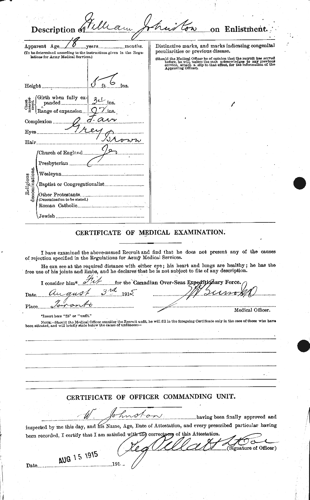 Personnel Records of the First World War - CEF 427275b