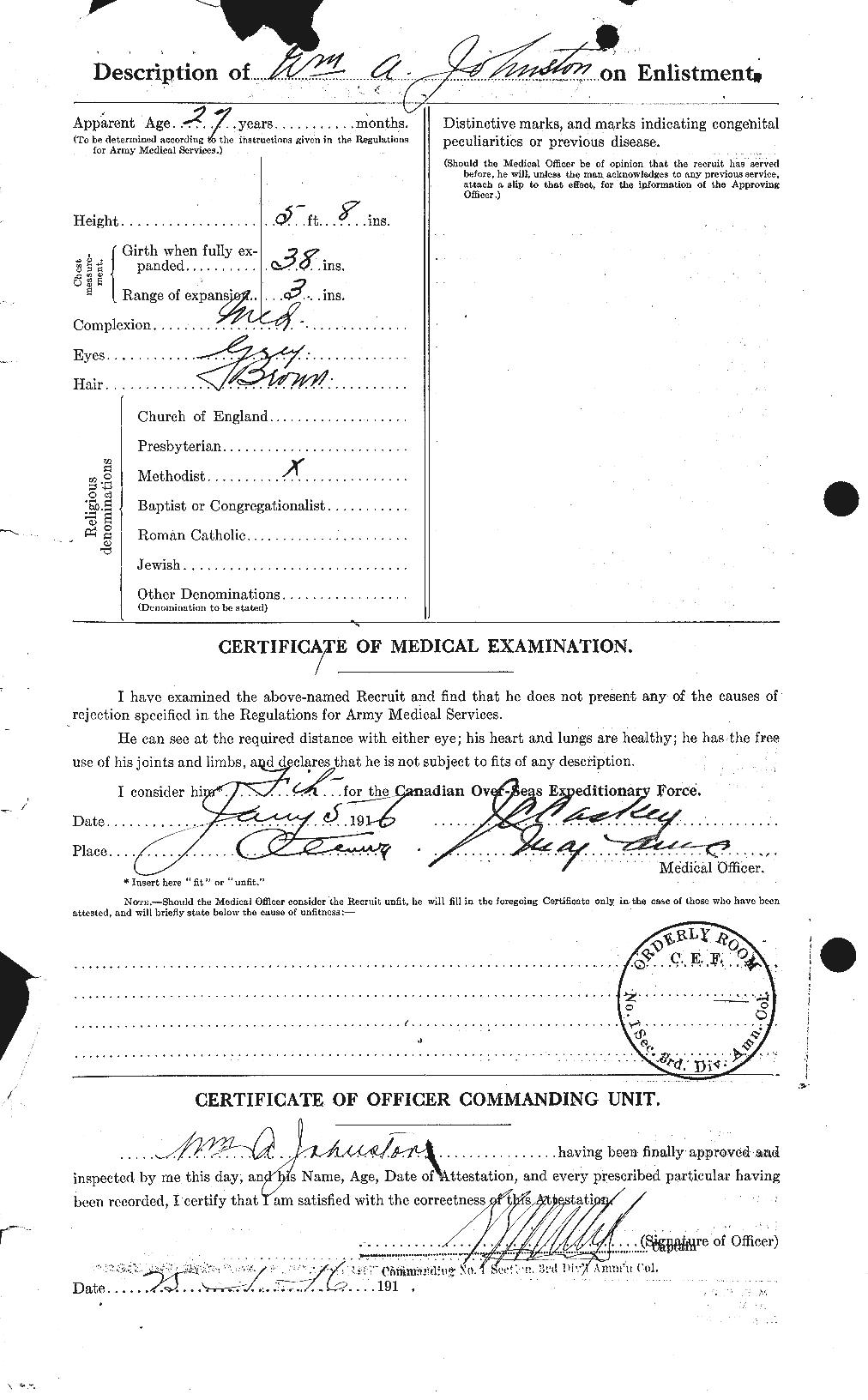 Personnel Records of the First World War - CEF 427300b