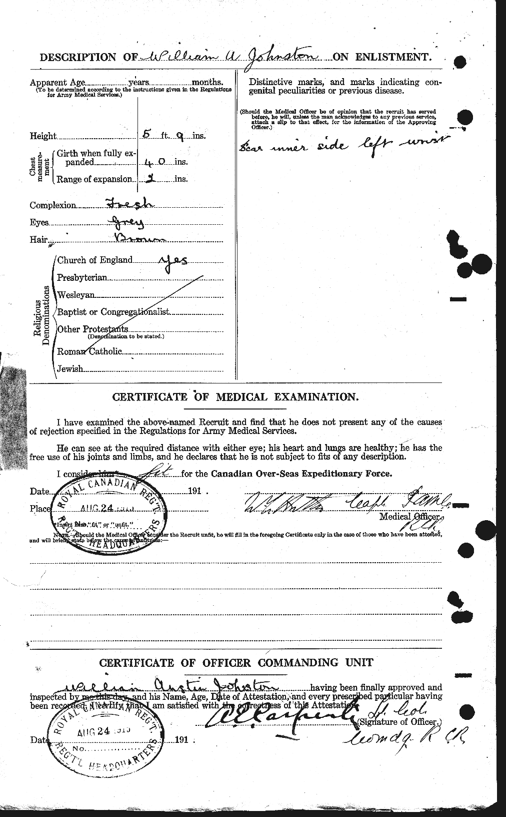 Personnel Records of the First World War - CEF 427304b