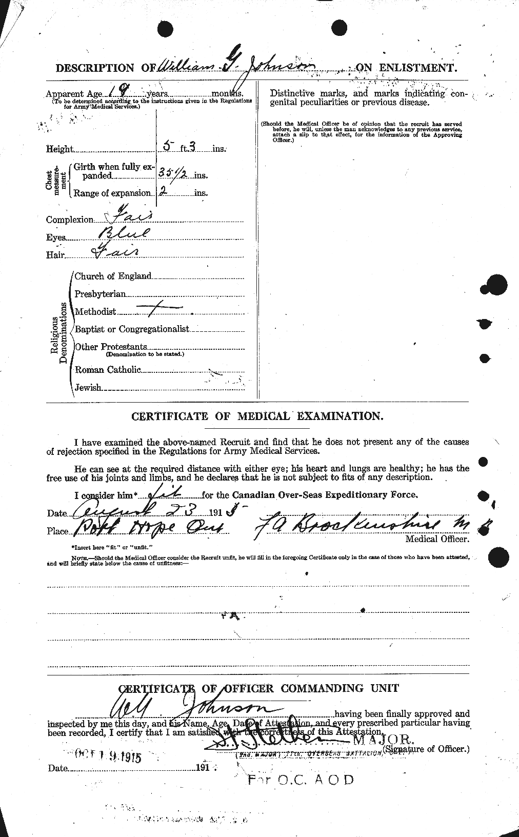 Personnel Records of the First World War - CEF 427326b