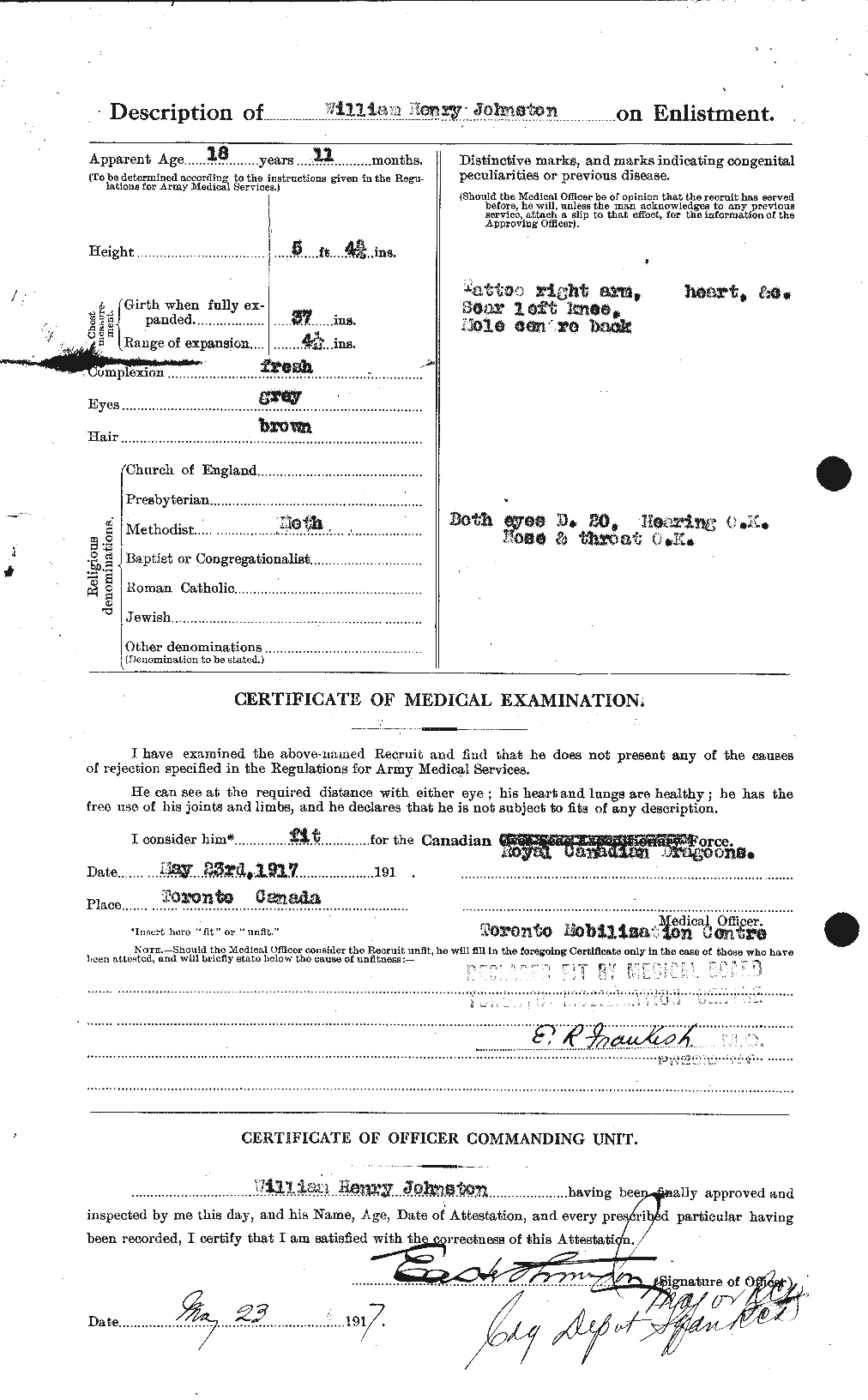 Personnel Records of the First World War - CEF 427338b