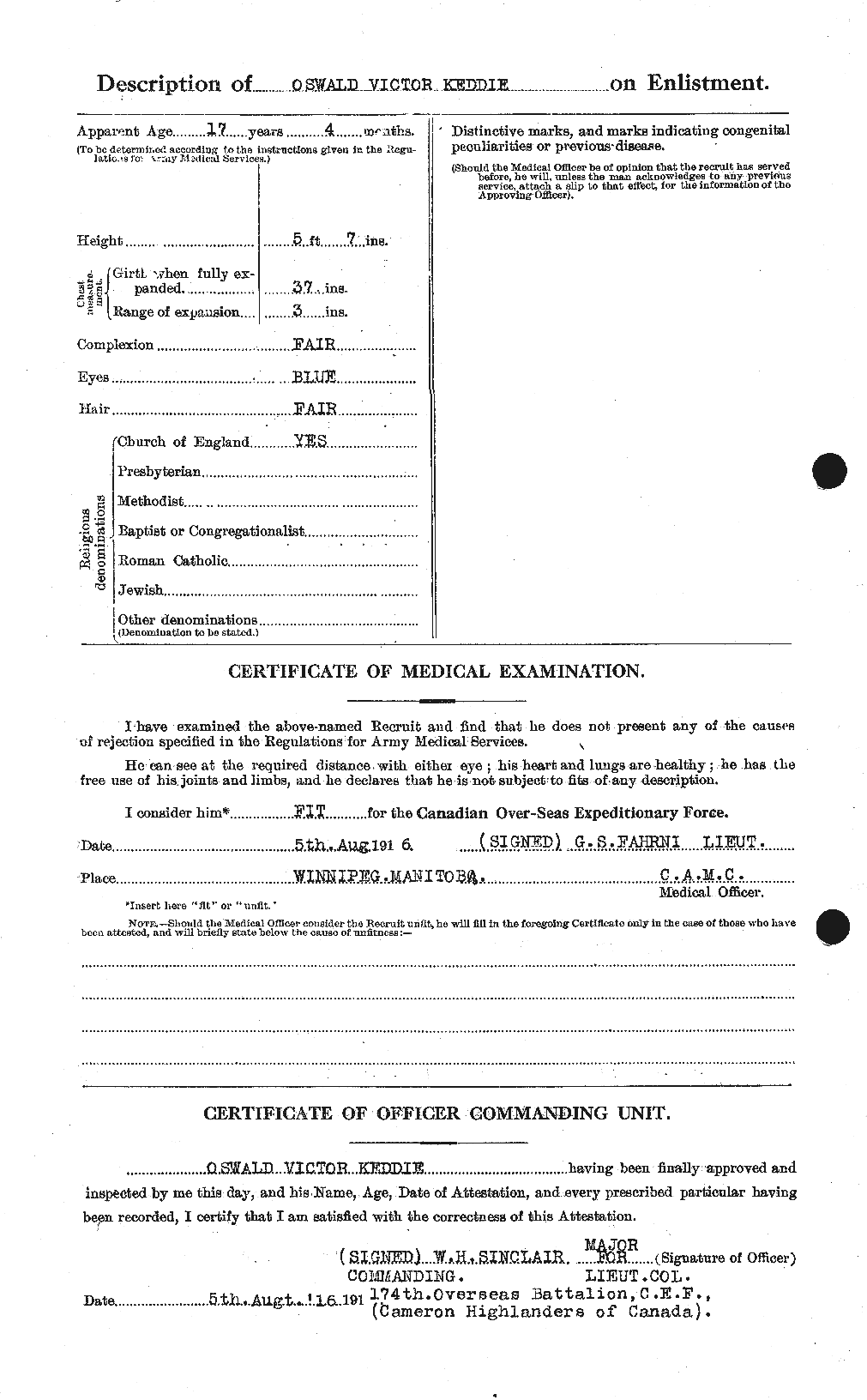 Personnel Records of the First World War - CEF 427572b
