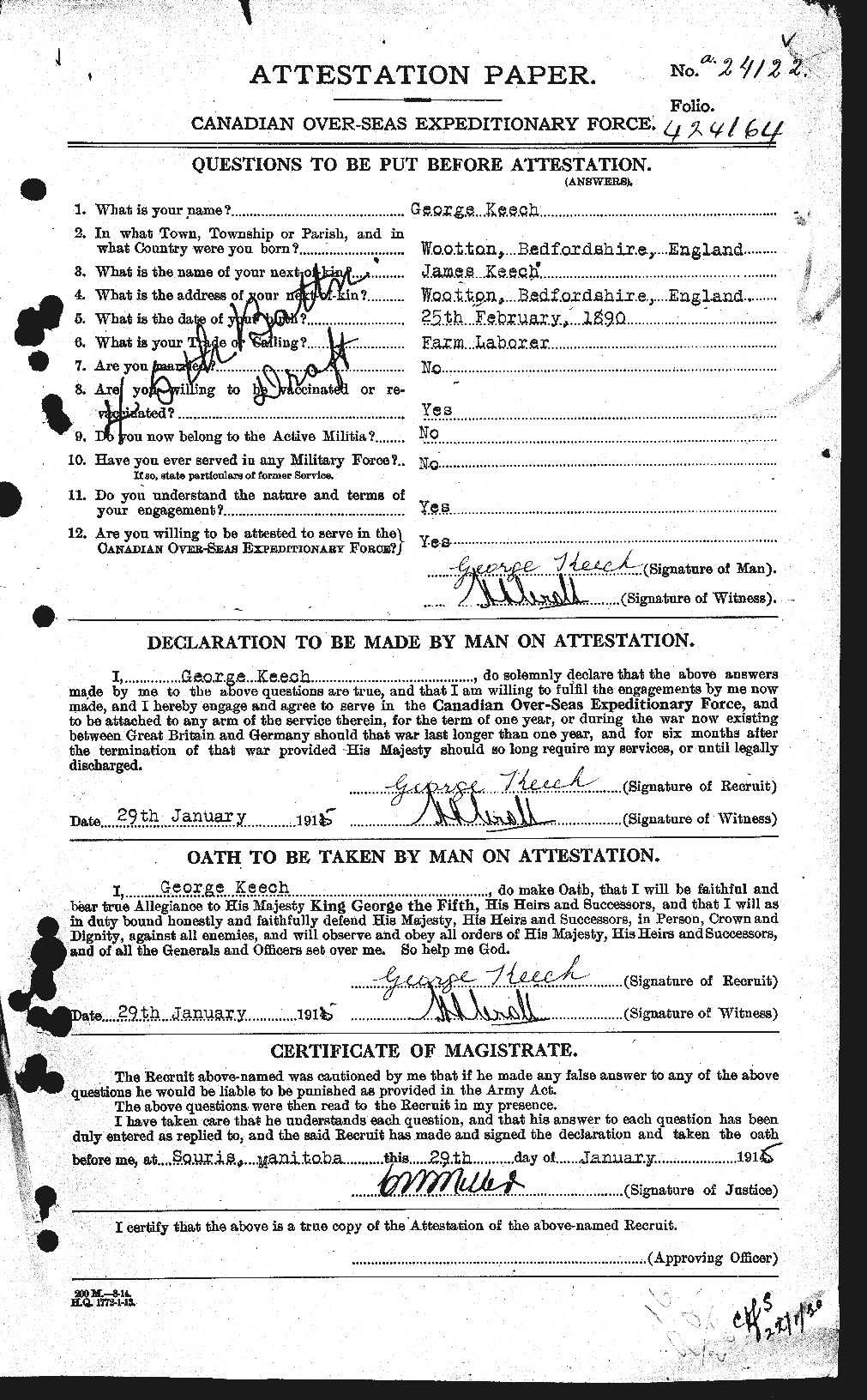 Personnel Records of the First World War - CEF 427669a
