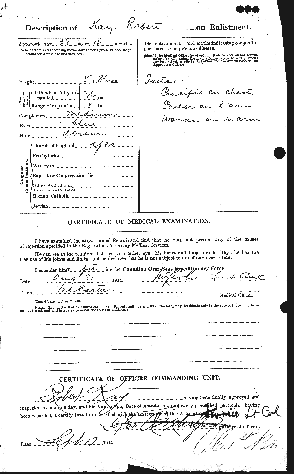 Personnel Records of the First World War - CEF 427774b