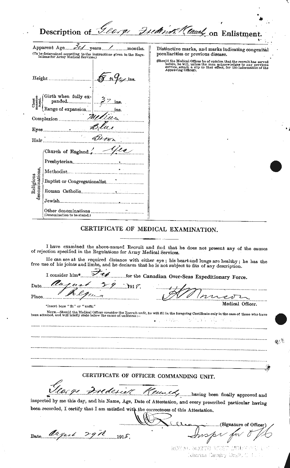 Personnel Records of the First World War - CEF 428794b