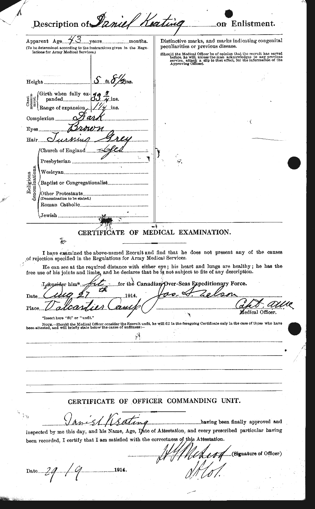 Personnel Records of the First World War - CEF 429251b
