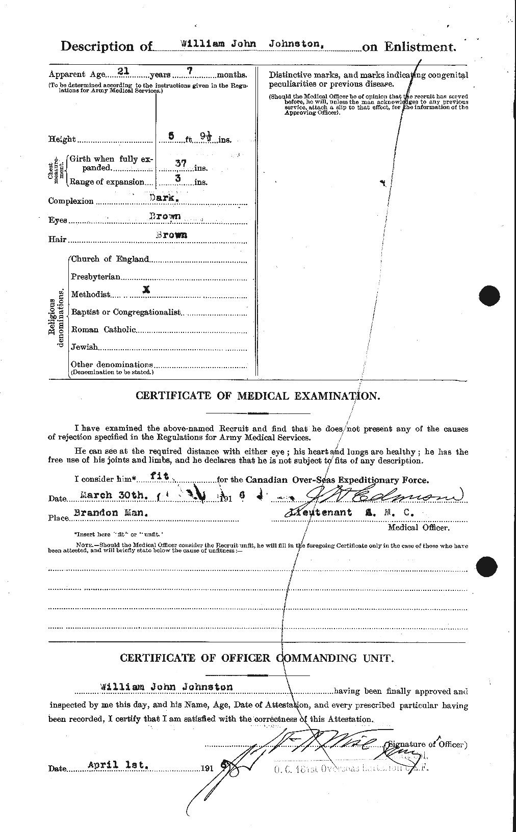 Personnel Records of the First World War - CEF 429590b