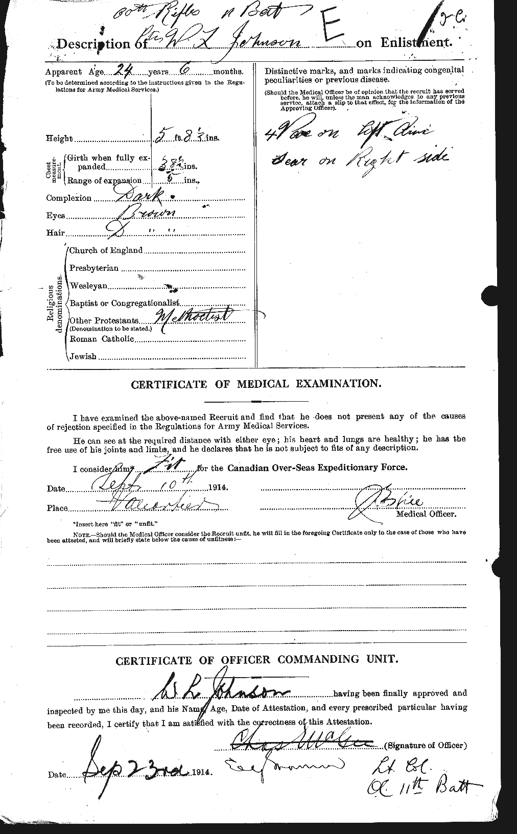 Personnel Records of the First World War - CEF 429597b