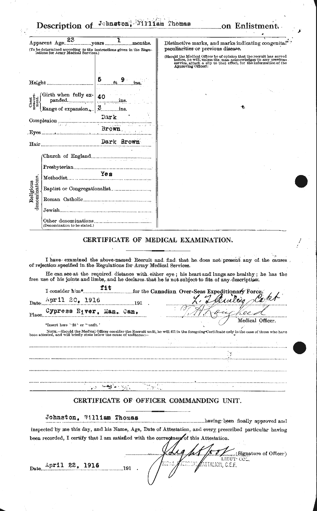 Personnel Records of the First World War - CEF 429626b