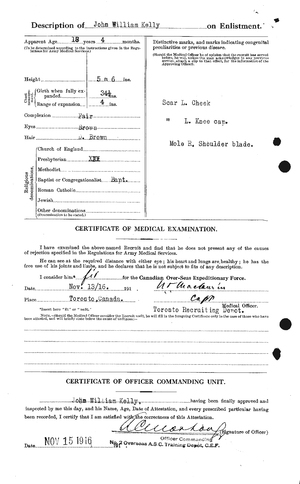 Personnel Records of the First World War - CEF 429852b