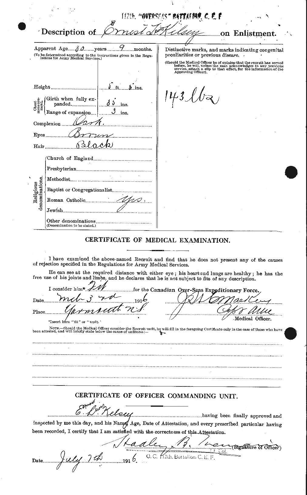 Personnel Records of the First World War - CEF 429927b