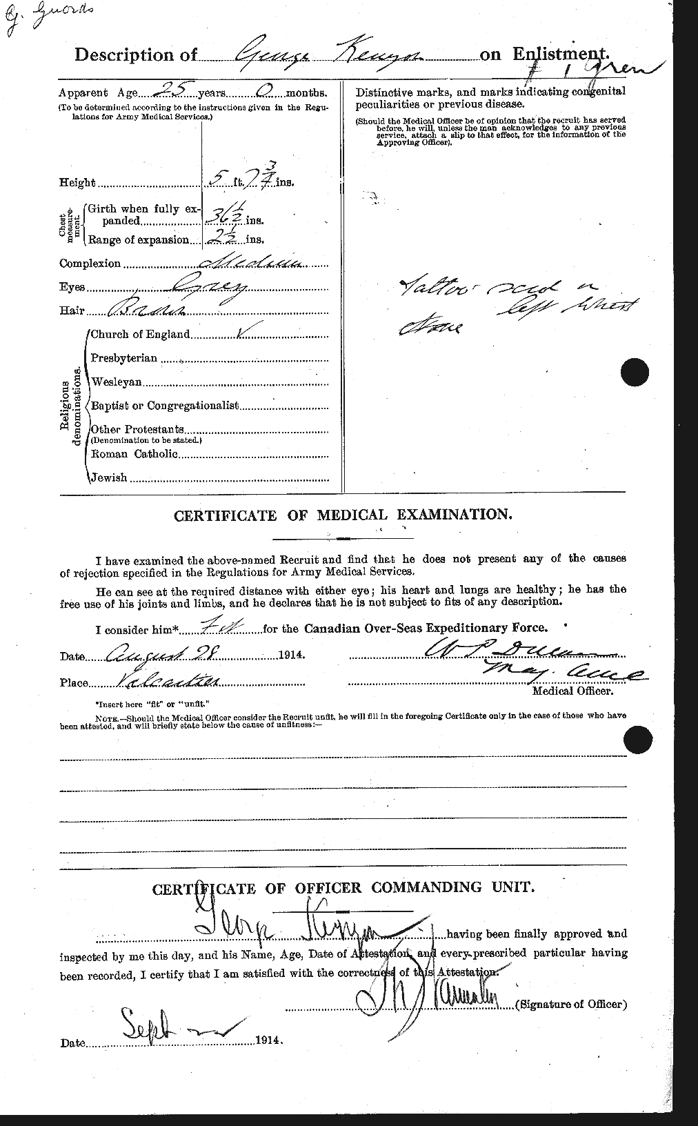 Personnel Records of the First World War - CEF 430450b