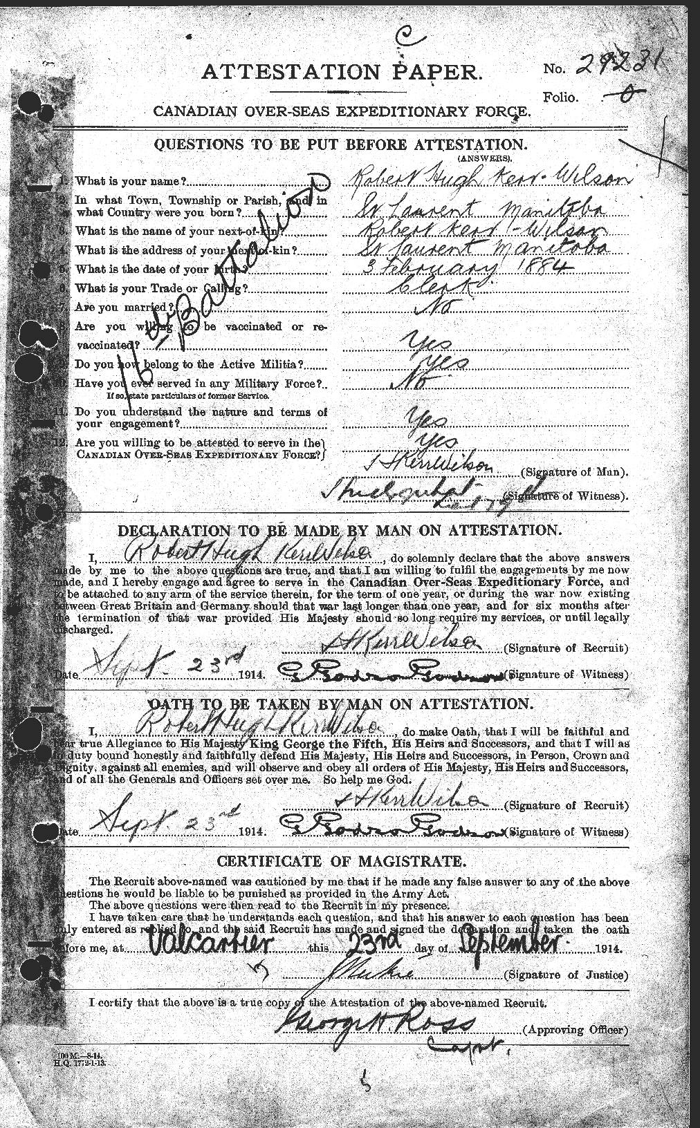 Personnel Records of the First World War - CEF 431775a