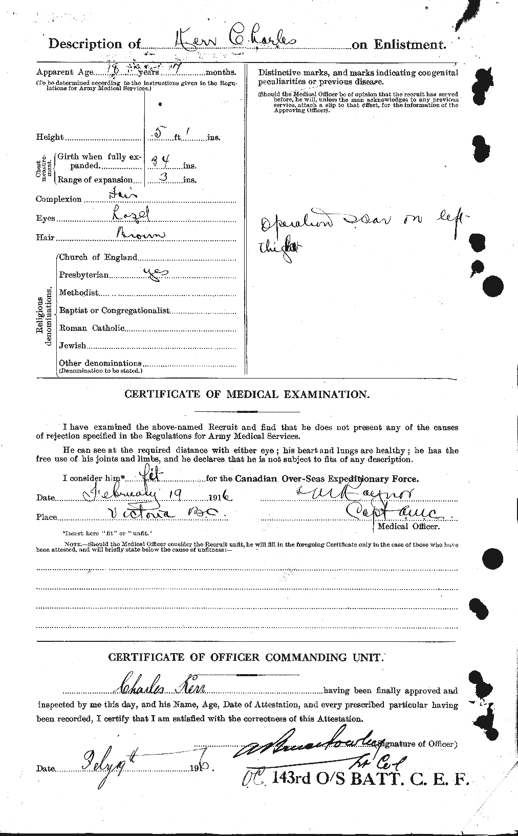 Personnel Records of the First World War - CEF 431842b