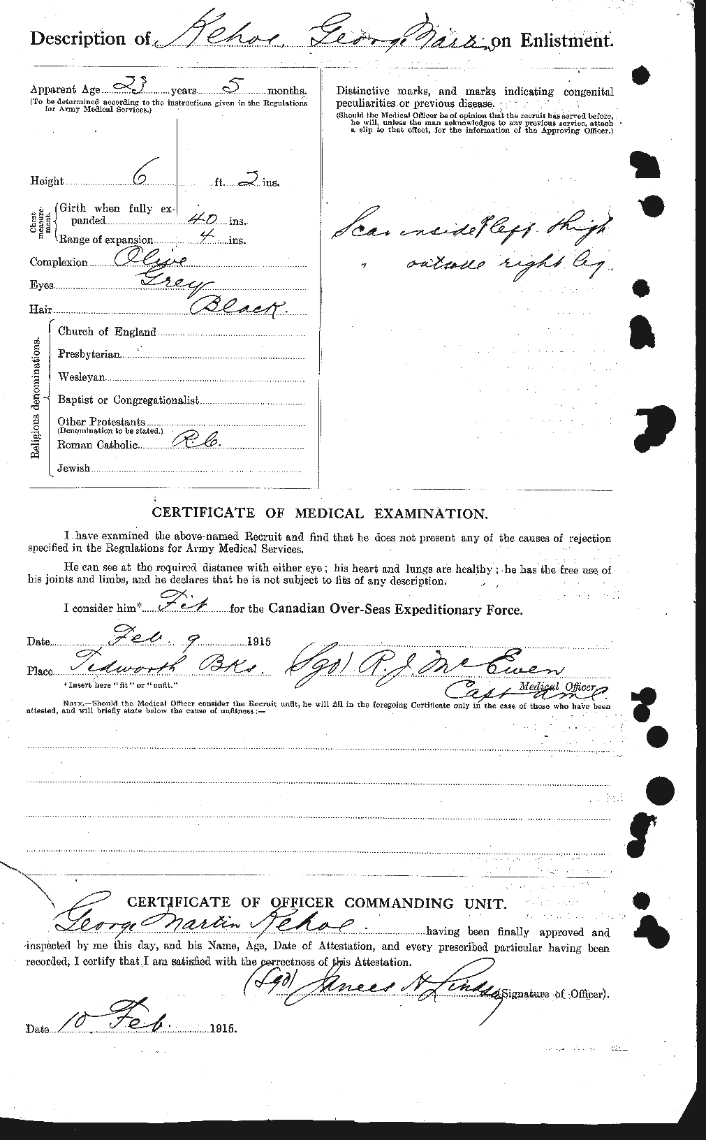 Personnel Records of the First World War - CEF 432206b