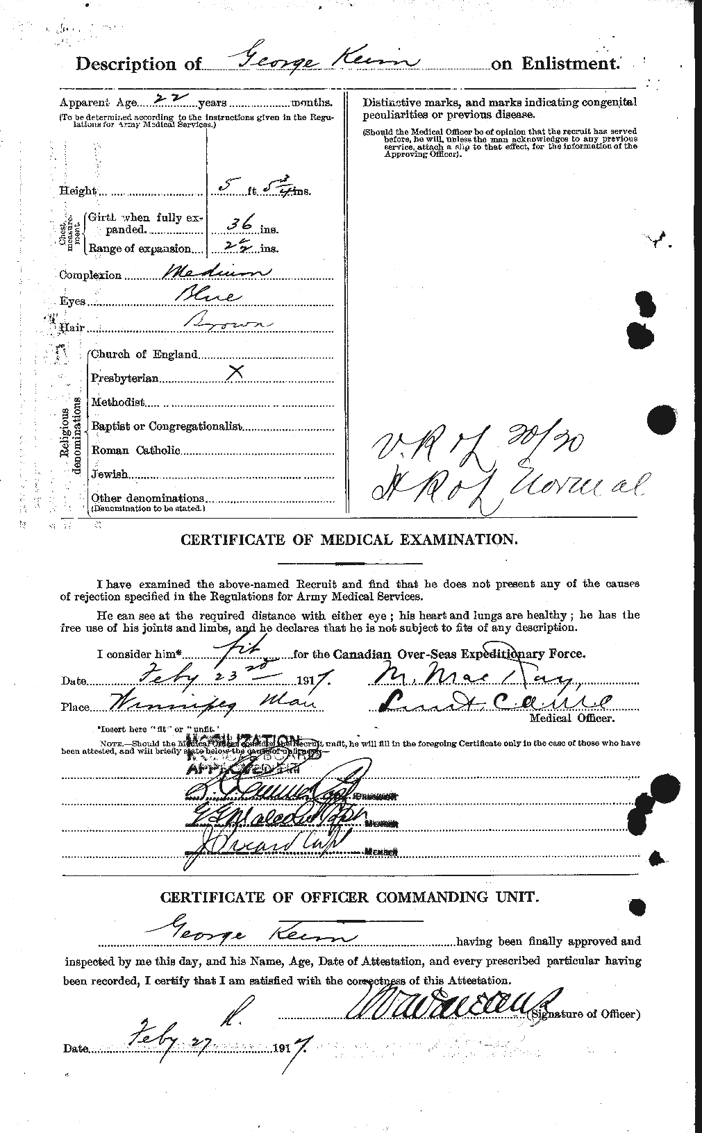 Personnel Records of the First World War - CEF 432317b