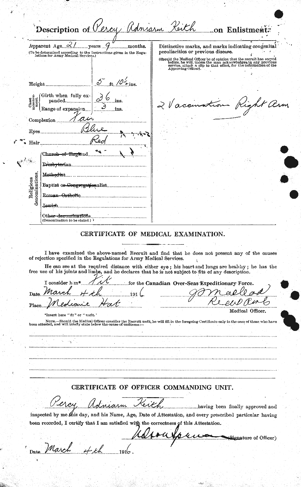 Personnel Records of the First World War - CEF 432489b