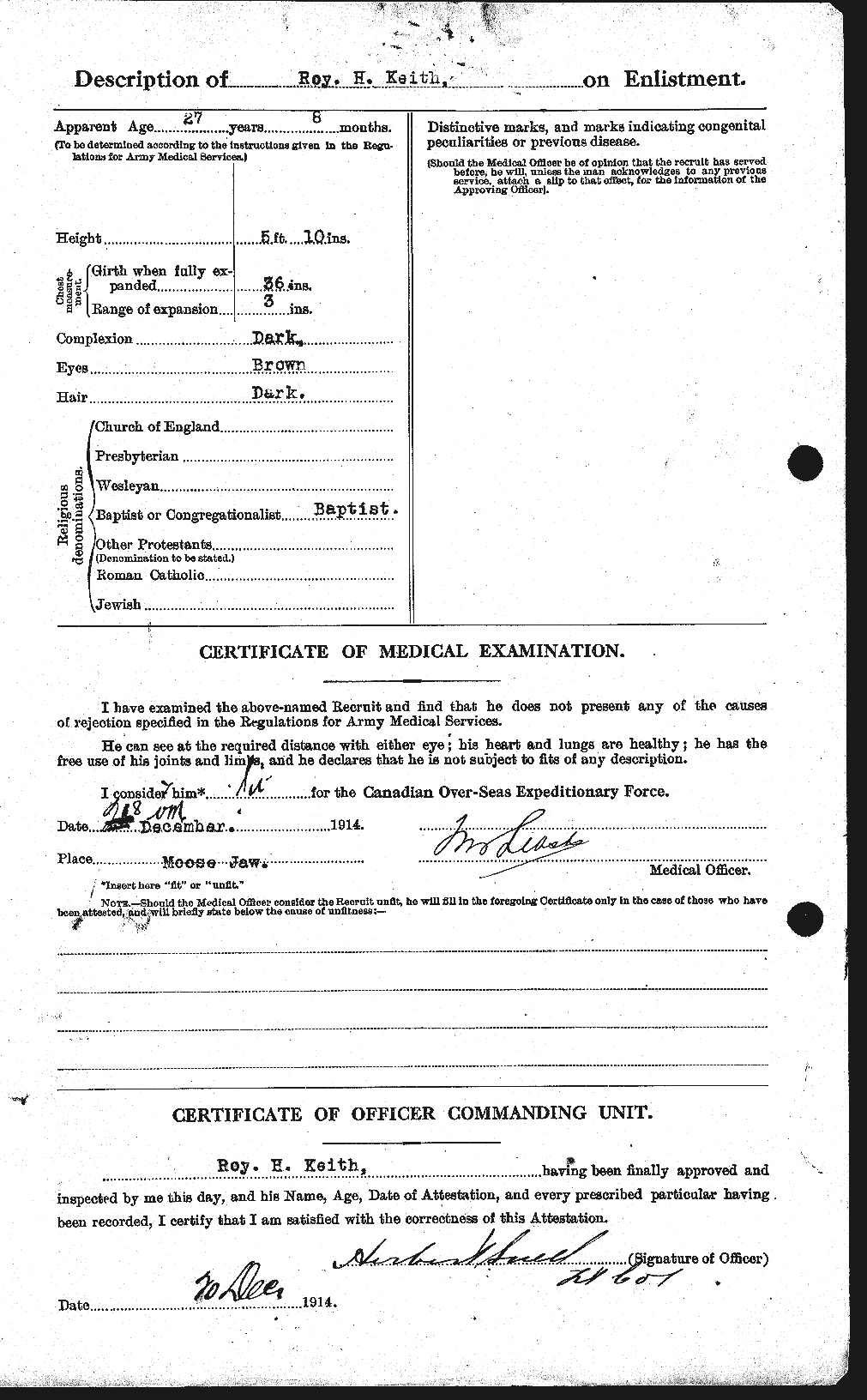 Personnel Records of the First World War - CEF 432497b