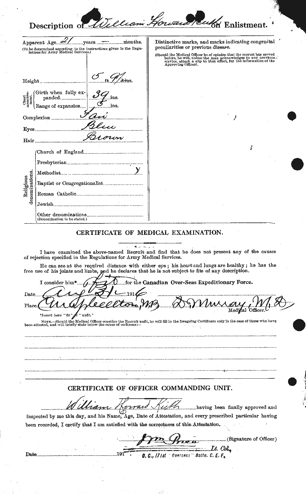 Personnel Records of the First World War - CEF 432518b