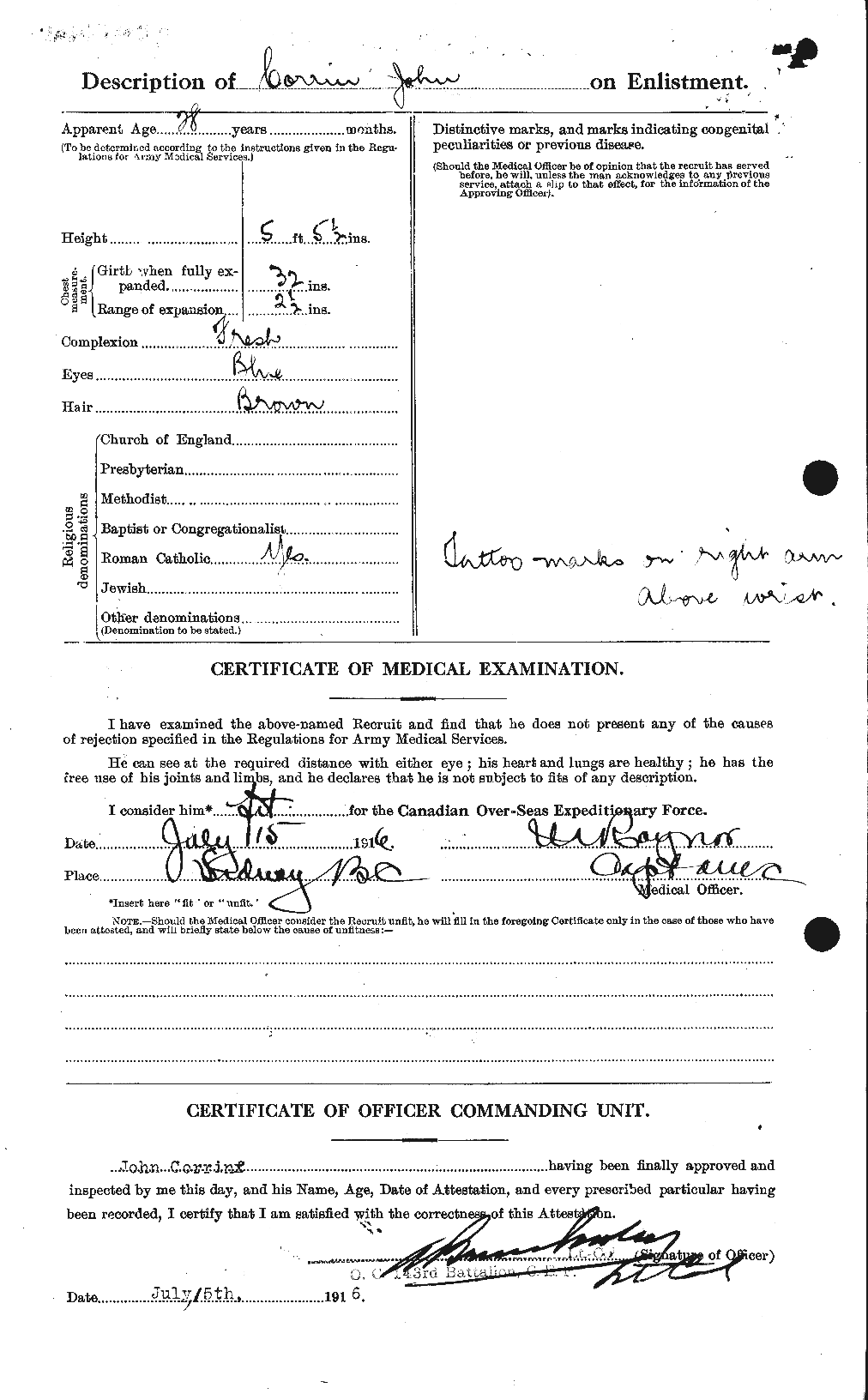 Personnel Records of the First World War - CEF 433562b