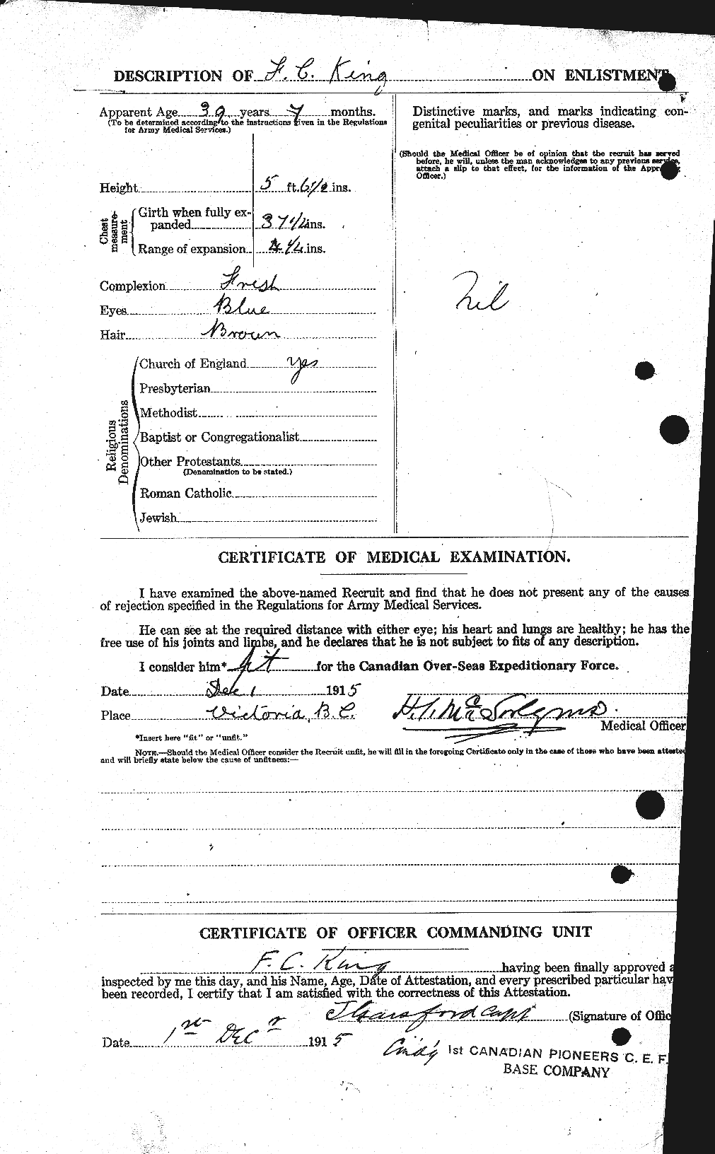 Personnel Records of the First World War - CEF 434288b