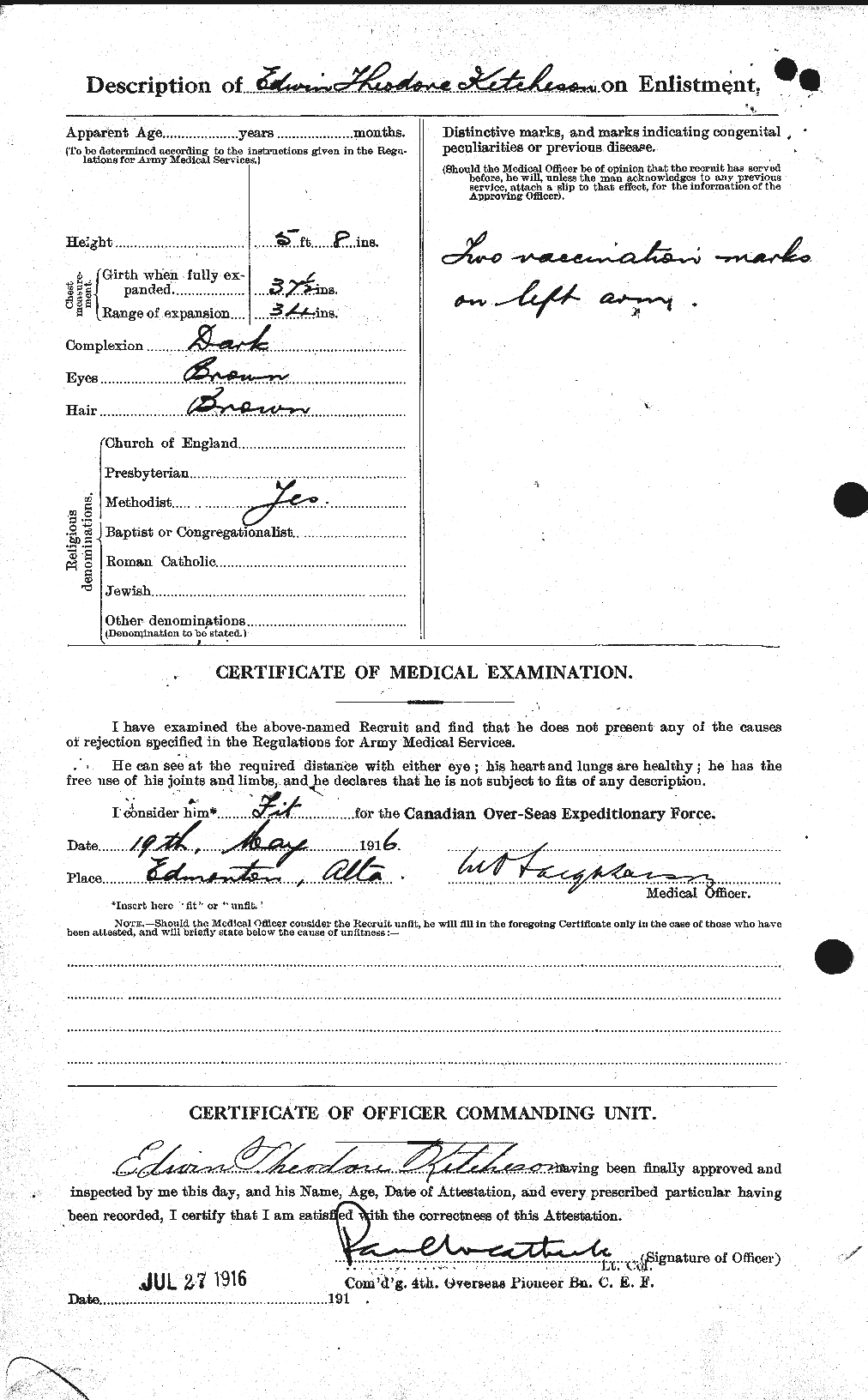 Personnel Records of the First World War - CEF 434726b