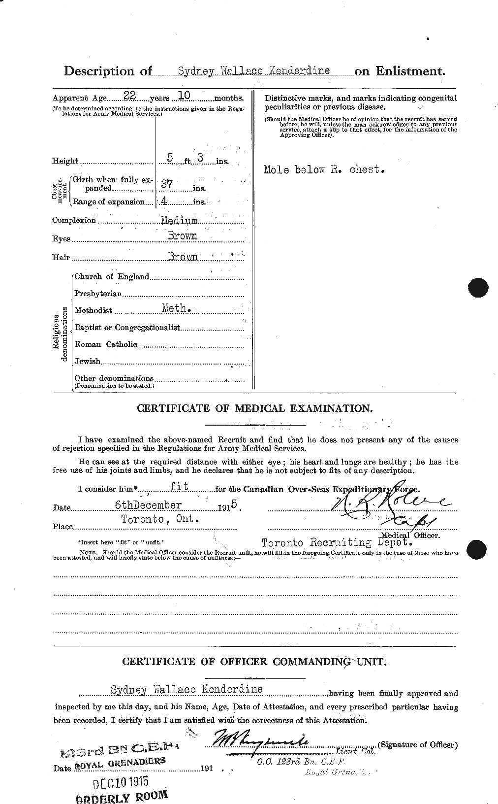 Personnel Records of the First World War - CEF 435623b