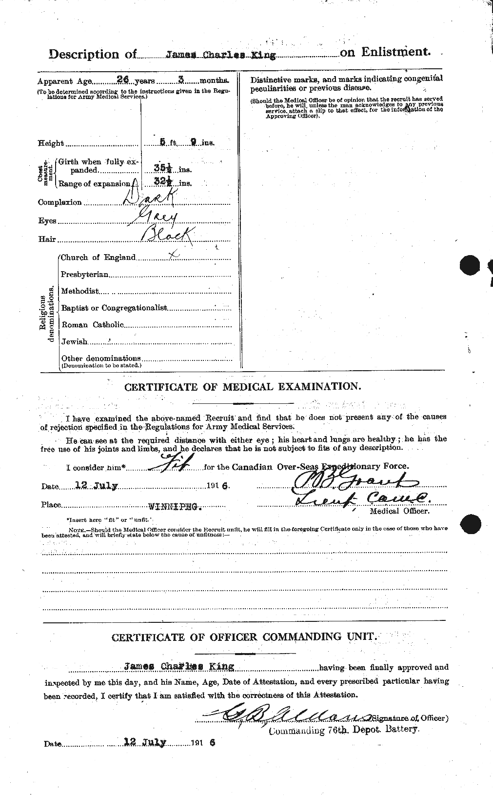 Personnel Records of the First World War - CEF 436629b