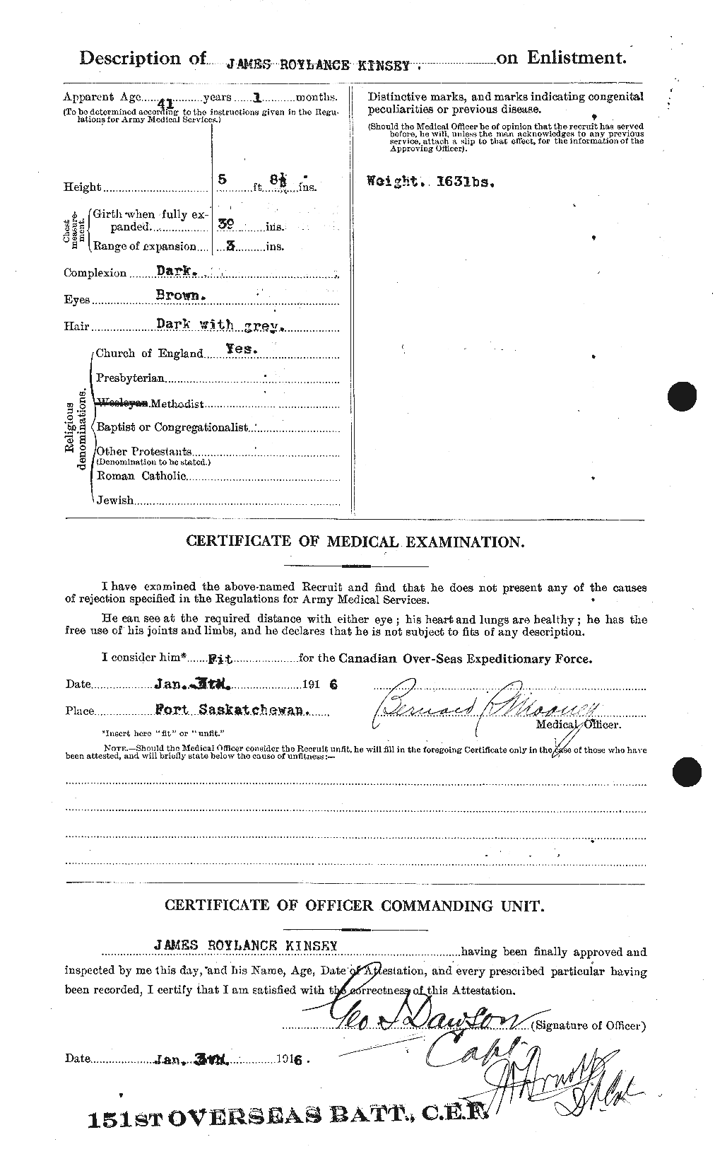 Personnel Records of the First World War - CEF 437016b