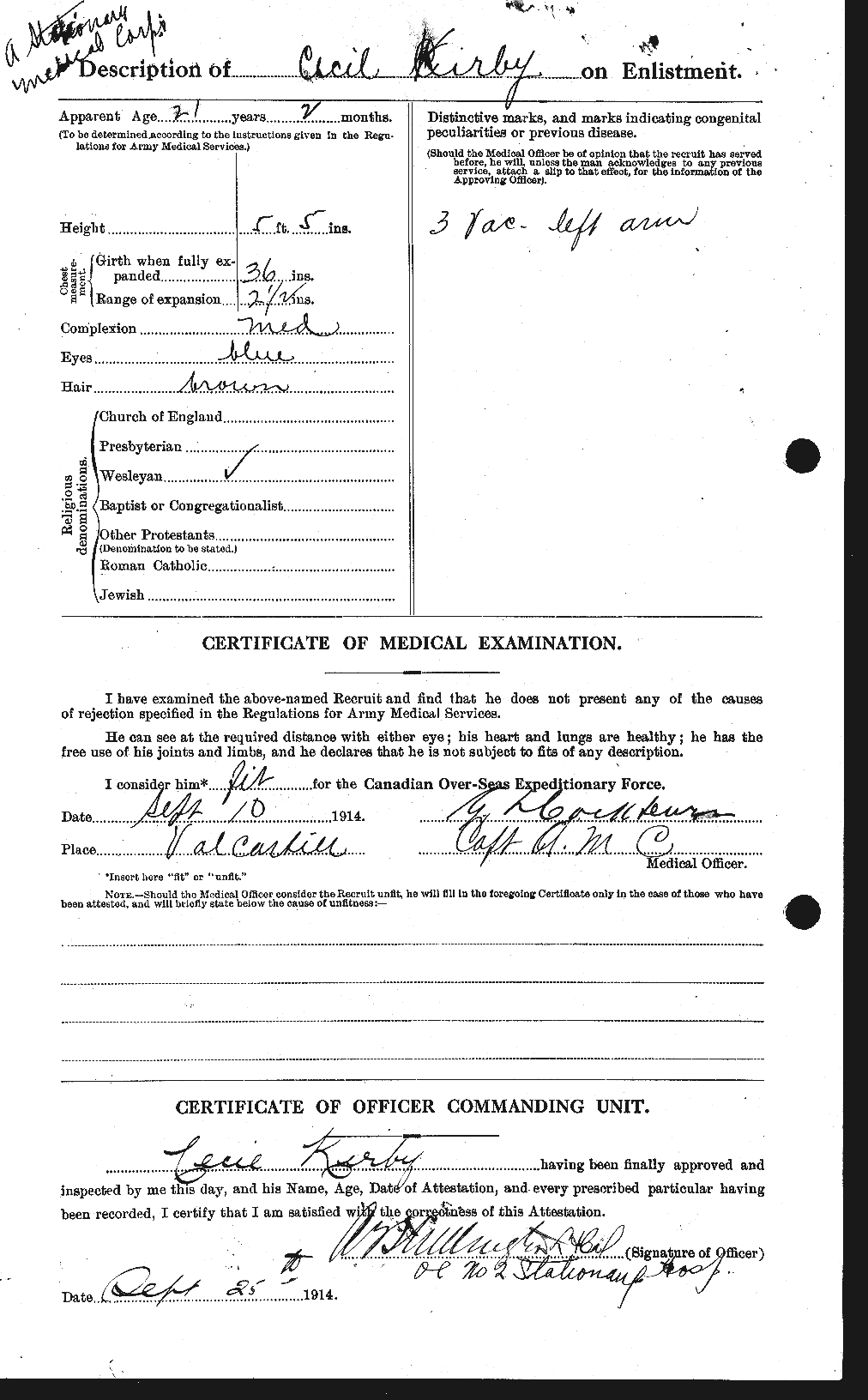 Personnel Records of the First World War - CEF 437161b