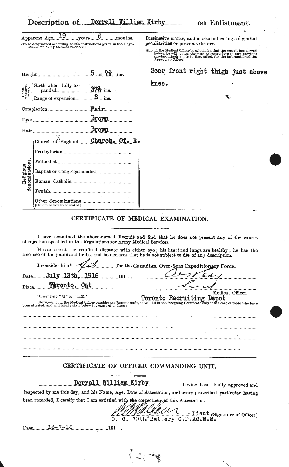Personnel Records of the First World War - CEF 437175b