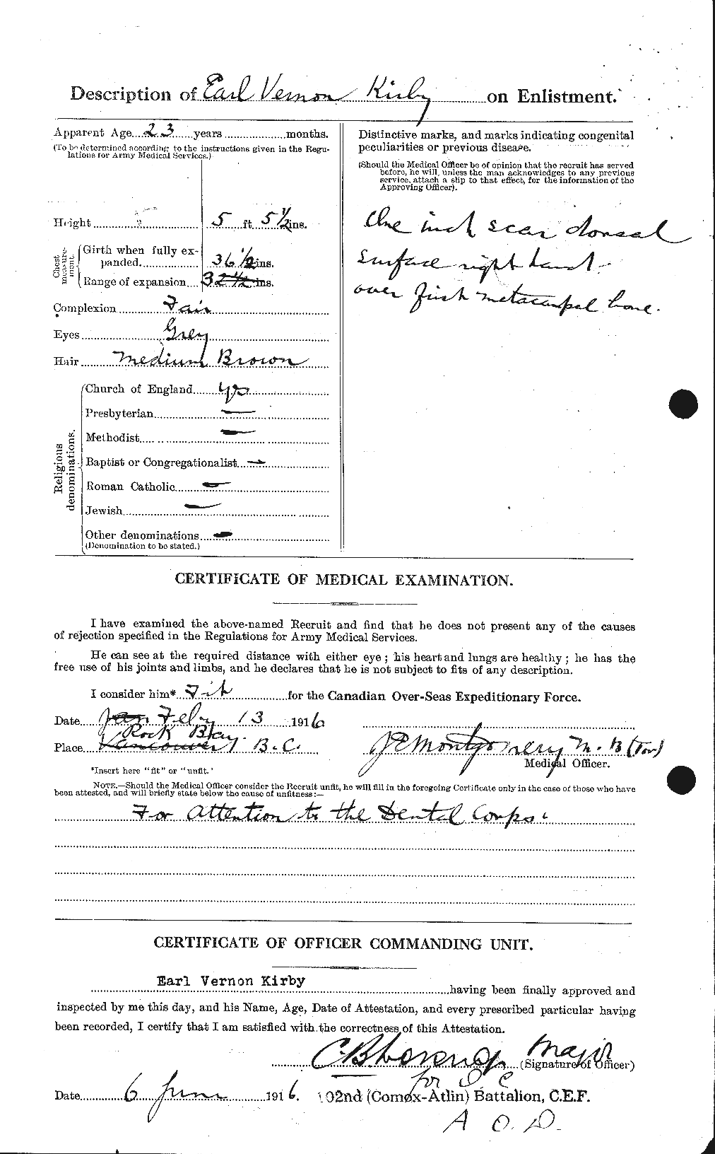Personnel Records of the First World War - CEF 437176b