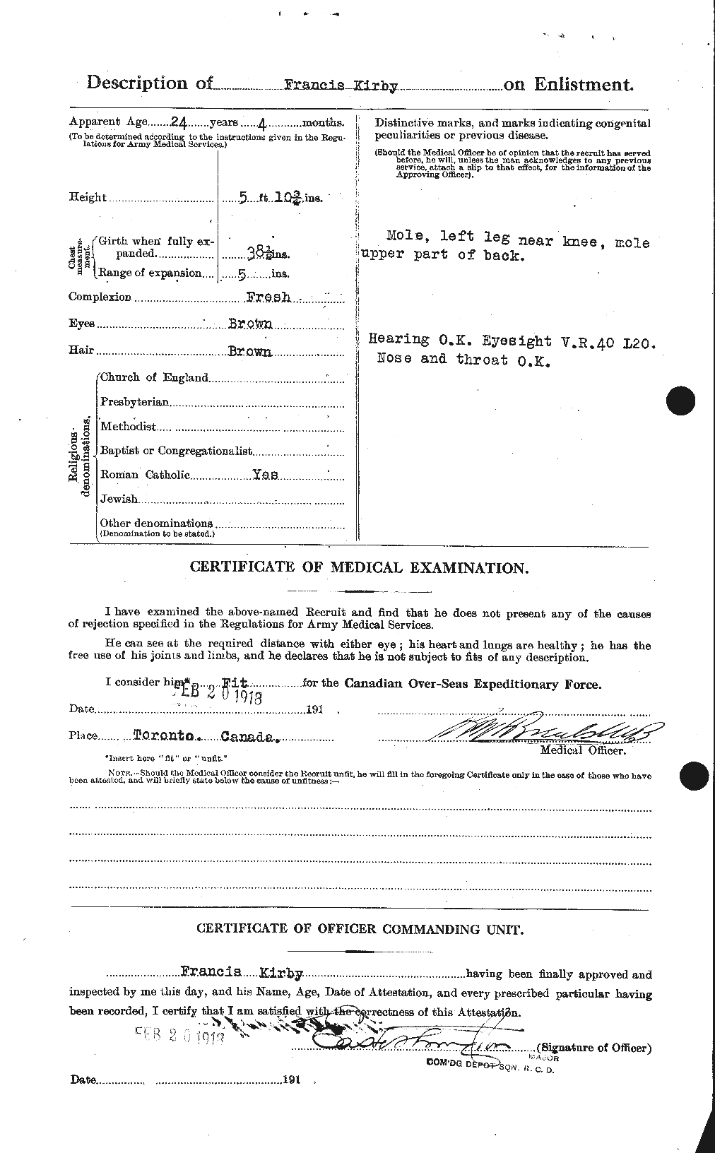 Personnel Records of the First World War - CEF 437184b