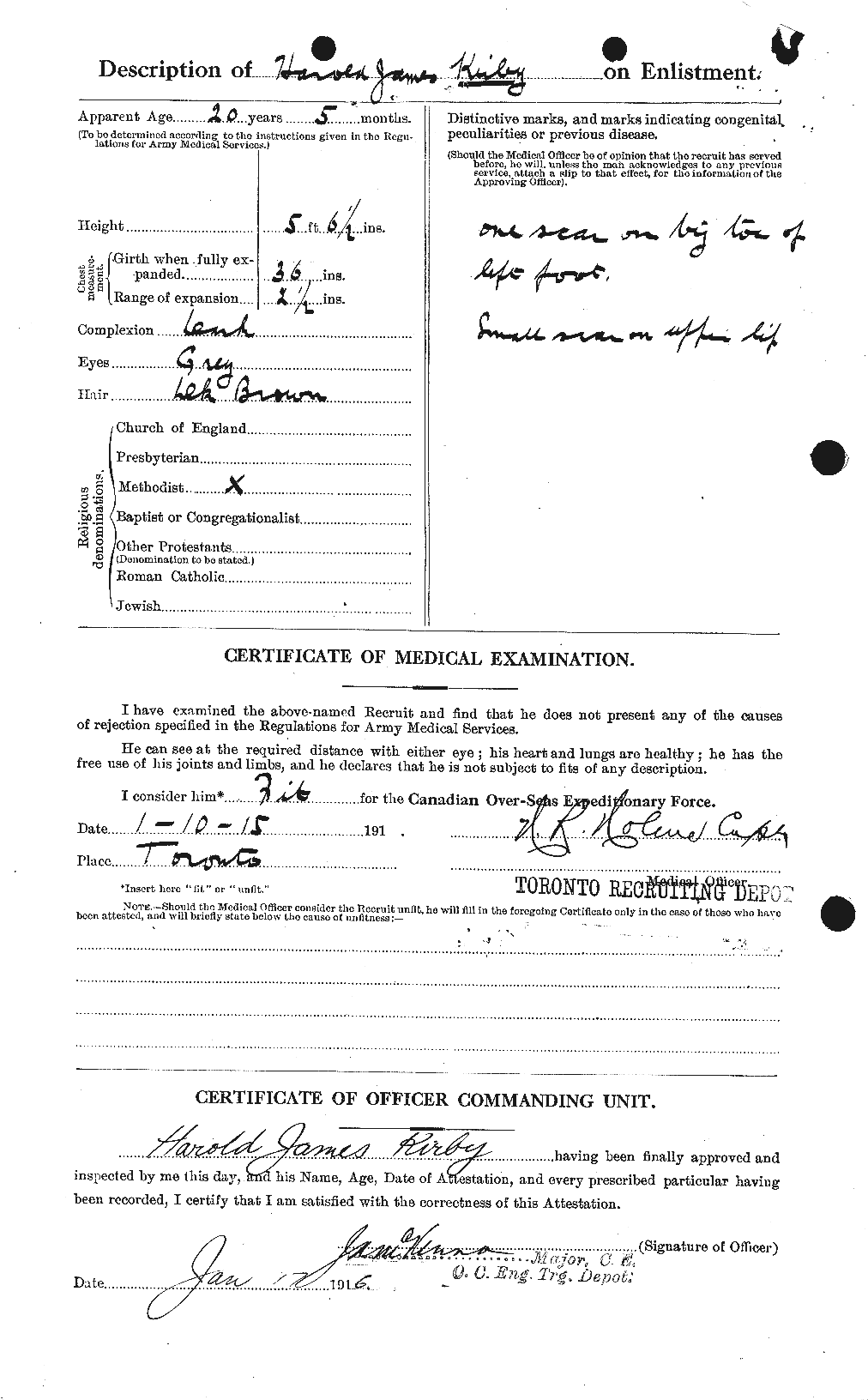Personnel Records of the First World War - CEF 437206b