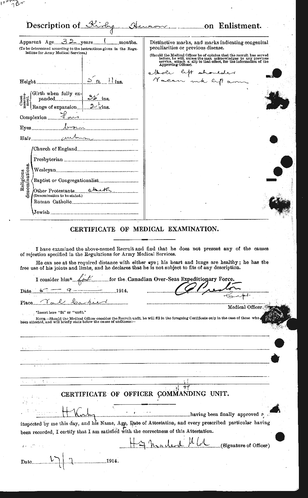 Personnel Records of the First World War - CEF 437214b
