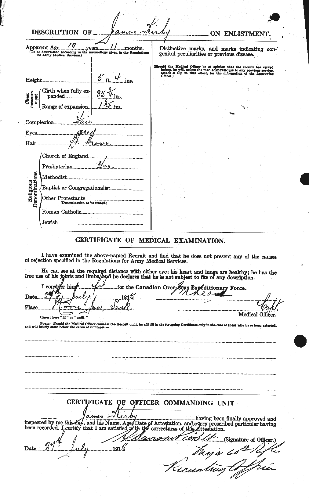 Personnel Records of the First World War - CEF 437218b