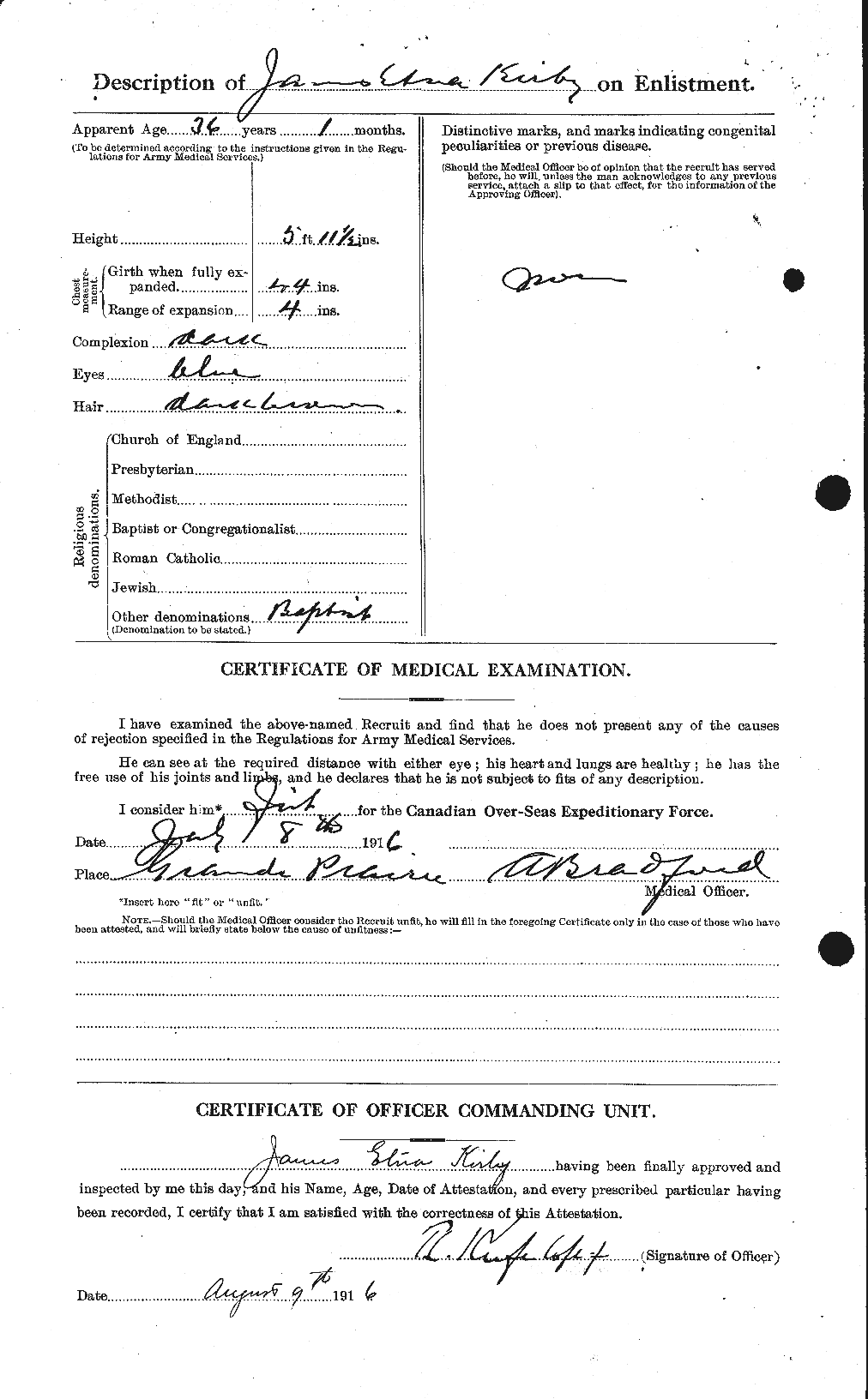 Personnel Records of the First World War - CEF 437219b